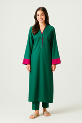 Green Linen Set